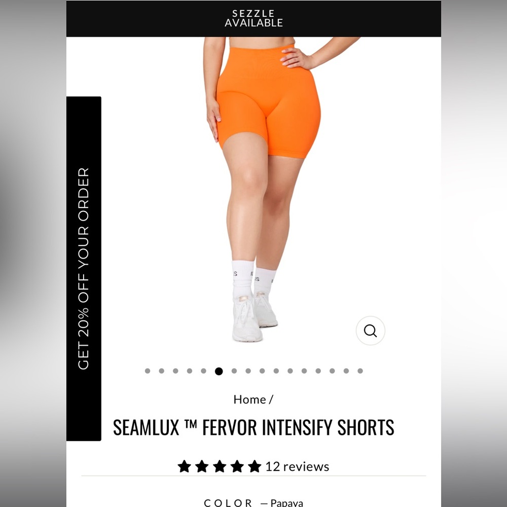 Ilus Label SEAMLUX ™ FERVOR INTENSIFY SHORTS